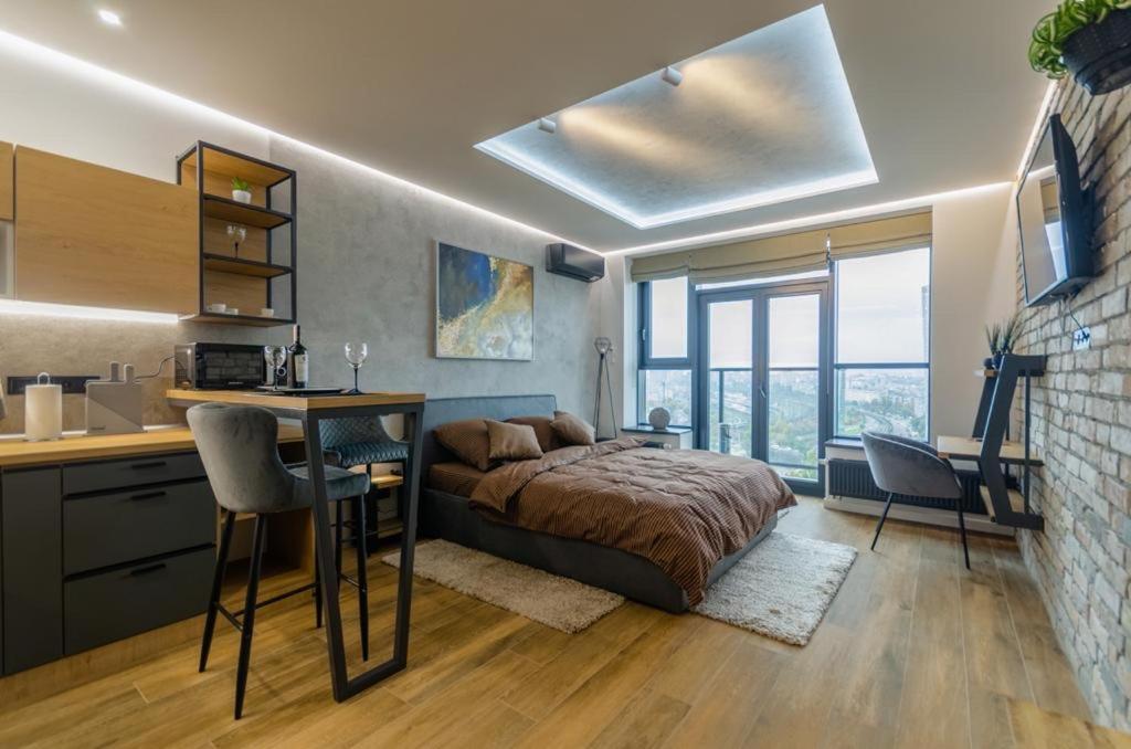 Apartmán Modern Vip Smart. Kyjev Exteriér fotografie